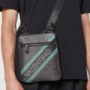 Aron Faux Leather Crossbody Bag