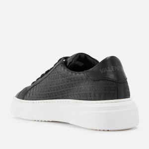 Women's Stan Logo-Jacquard and Leather Trainers