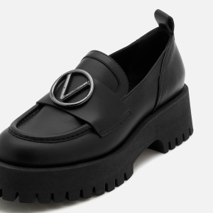 Women's Thory Leather Loafers - Black