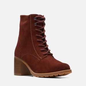 Clarkwell Suede Heeled Boots