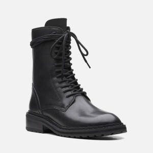 Tilham Lace Up Leather Boots