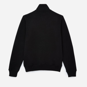 Logo-Appliquéd Cotton-Jersey Half-Zip Sweatshirt